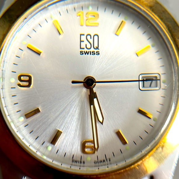 ESQ Swiss Vintage Men's Two Tone Stainless Steel Watch - Picture 6 of 16